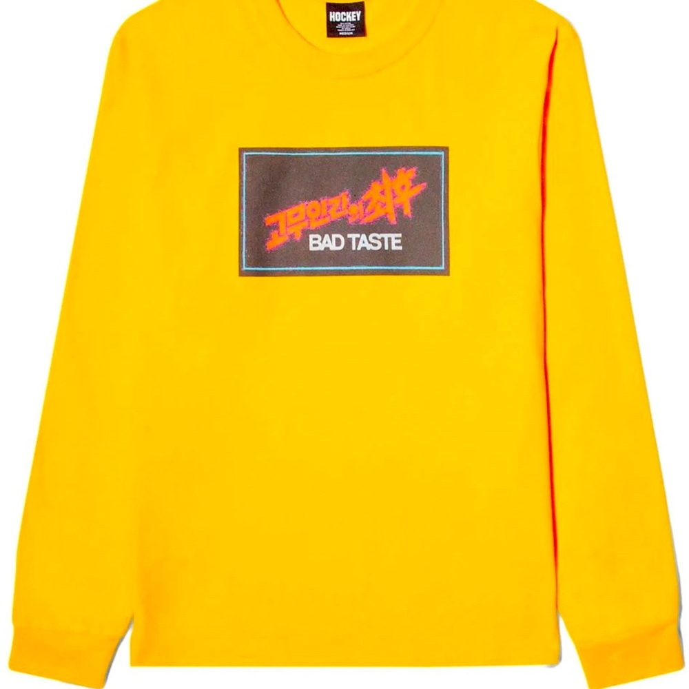Hockey eyes without a face l/s tee